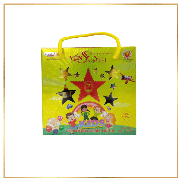 Yến sao KID'S dành cho trẻ em 50% yến Hộp quà 6x70ML